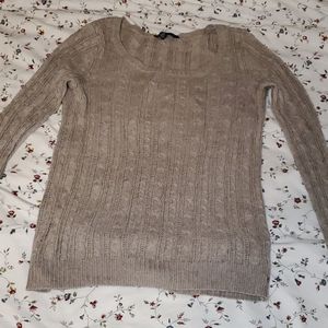 Beige Knit Sweater